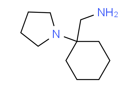 CAS No. 744980-79-8, 1-[1-(1-pyrrolidinyl)cyclohexyl]methanamine