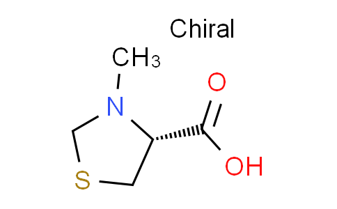 CAS No. 60129-40-0, (4R)-3-methyl-1,3-thiazolidine-4-carboxylic acid