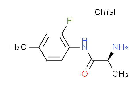 CAS No. 1132804-53-5, N~1~-(2-fluoro-4-methylphenyl)alaninamide