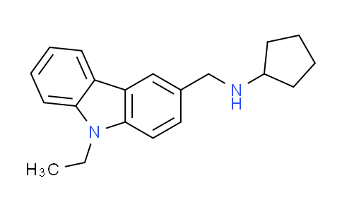 CAS No. 352652-37-0, N-[(9-ethyl-9H-carbazol-3-yl)methyl]cyclopentanamine