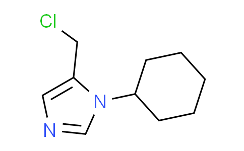 CAS No. 858416-08-7, 5-(chloromethyl)-1-cyclohexyl-1H-imidazole