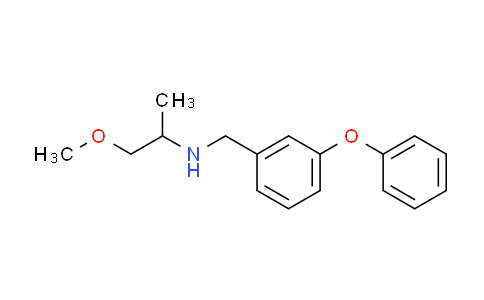 CAS No. 423737-88-6, (2-methoxy-1-methylethyl)(3-phenoxybenzyl)amine