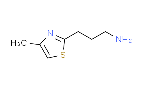 CAS No. 112086-66-5, 3-(4-methyl-1,3-thiazol-2-yl)-1-propanamine
