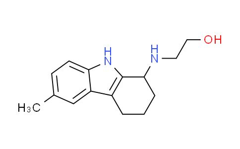 CAS No. 118499-01-7, 2-[(6-methyl-2,3,4,9-tetrahydro-1H-carbazol-1-yl)amino]ethanol