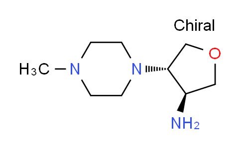 CAS No. 1212384-71-8, trans-4-(4-methyl-1-piperazinyl)tetrahydro-3-furanamine