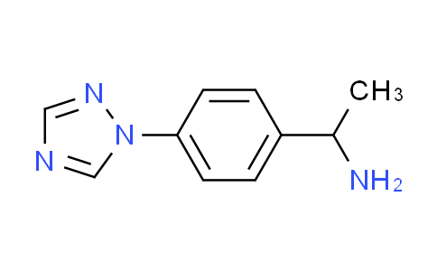 CAS No. 848068-69-9, 1-[4-(1H-1,2,4-triazol-1-yl)phenyl]ethanamine