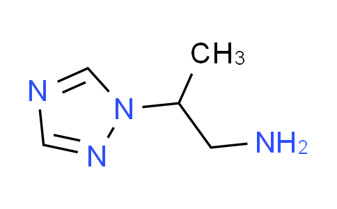 CAS No. 876669-35-1, 2-(1H-1,2,4-triazol-1-yl)-1-propanamine