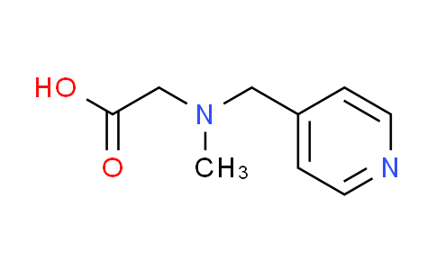 CAS No. 915922-64-4, N-methyl-N-(pyridin-4-ylmethyl)glycine