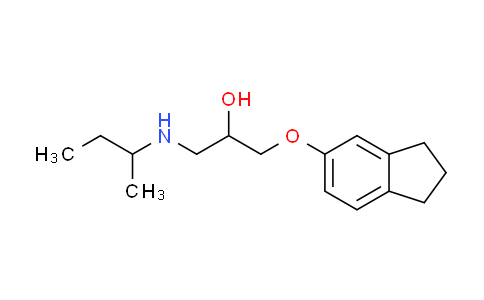 CAS No. 792182-08-2, 1-(sec-butylamino)-3-(2,3-dihydro-1H-inden-5-yloxy)propan-2-ol