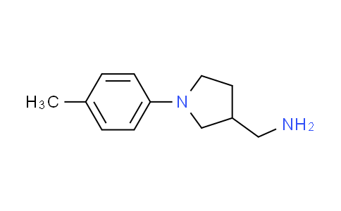 CAS No. 1017428-21-5, 1-[1-(4-methylphenyl)-3-pyrrolidinyl]methanamine