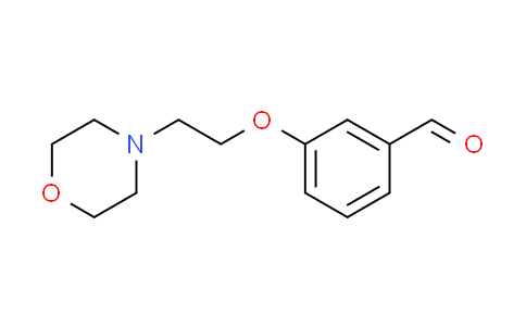 CAS No. 81068-26-0, 3-[2-(4-morpholinyl)ethoxy]benzaldehyde