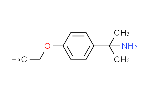 CAS No. 153002-40-5, 2-(4-ethoxyphenyl)propan-2-amine