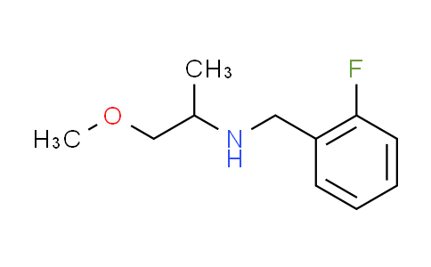 CAS No. 355817-00-4, (2-fluorobenzyl)(2-methoxy-1-methylethyl)amine
