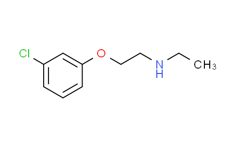 CAS No. 915923-34-1, 2-(3-chlorophenoxy)-N-ethylethanamine