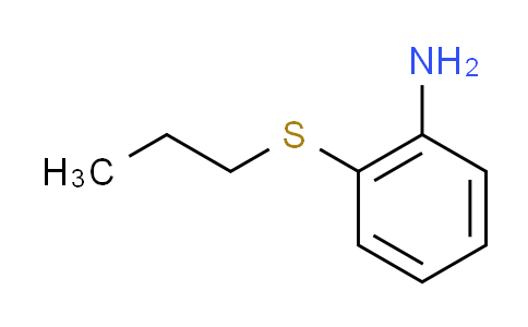 CAS No. 79792-95-3, 2-(propylthio)aniline