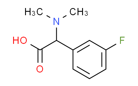 CAS No. 1007878-88-7, (dimethylamino)(3-fluorophenyl)acetic acid