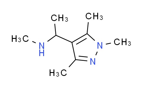 CAS No. 1007501-25-8, N-methyl-1-(1,3,5-trimethyl-1H-pyrazol-4-yl)ethanamine