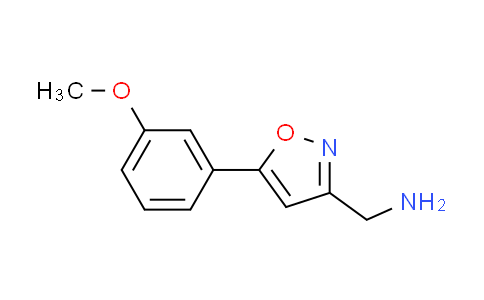 CAS No. 1018605-16-7, 1-[5-(3-methoxyphenyl)-3-isoxazolyl]methanamine