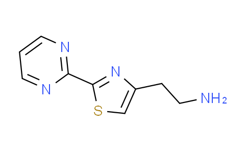 CAS No. 1209170-85-3, 2-[2-(2-pyrimidinyl)-1,3-thiazol-4-yl]ethanamine