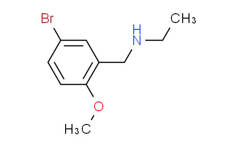 CAS No. 869949-75-7, N-(5-bromo-2-methoxybenzyl)ethanamine