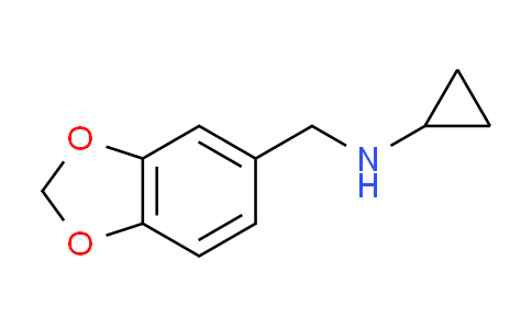 CAS No. 643007-93-6, (1,3-benzodioxol-5-ylmethyl)cyclopropylamine