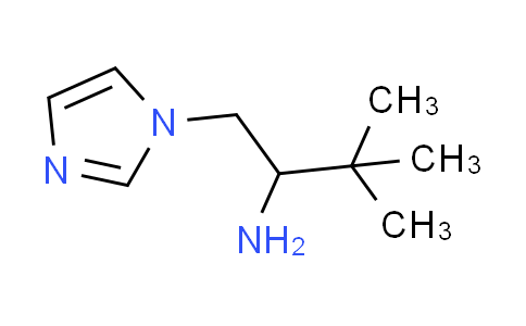 CAS No. 845290-87-1, 1-(1H-imidazol-1-yl)-3,3-dimethylbutan-2-amine
