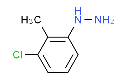 CAS No. 39943-64-1, (3-chloro-2-methylphenyl)hydrazine
