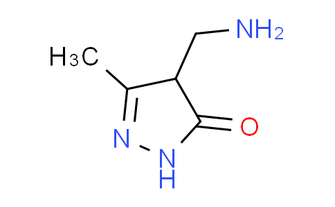 CAS No. 1177281-29-6, 4-(aminomethyl)-5-methyl-2,4-dihydro-3H-pyrazol-3-one