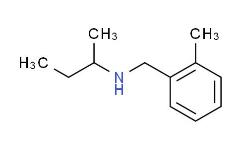 CAS No. 893590-54-0, N-(2-methylbenzyl)butan-2-amine