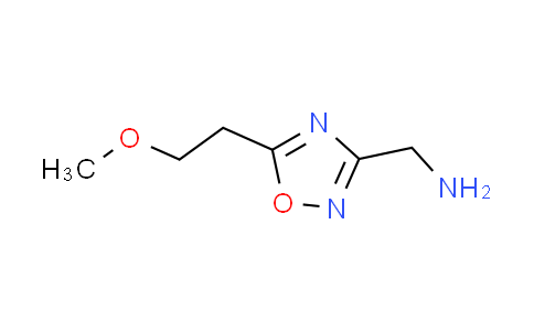 CAS No. 1177276-77-5, 1-[5-(2-methoxyethyl)-1,2,4-oxadiazol-3-yl]methanamine