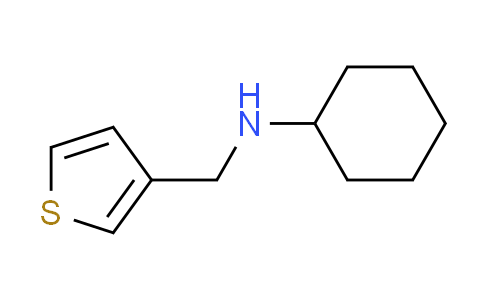CAS No. 892592-33-5, N-(3-thienylmethyl)cyclohexanamine