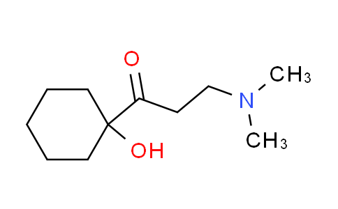 CAS No. 103857-06-3, 3-(dimethylamino)-1-(1-hydroxycyclohexyl)-1-propanone