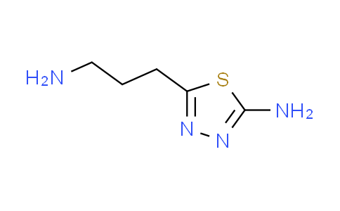CAS No. 182125-23-1, 5-(3-aminopropyl)-1,3,4-thiadiazol-2-amine