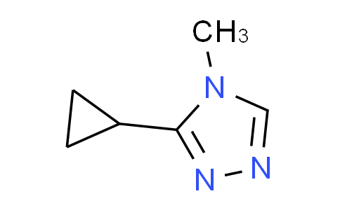 CAS No. 1217862-57-1, 3-cyclopropyl-4-methyl-4H-1,2,4-triazole