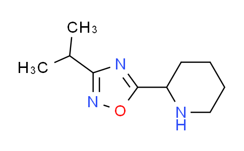 CAS No. 915924-51-5, 2-(3-isopropyl-1,2,4-oxadiazol-5-yl)piperidine