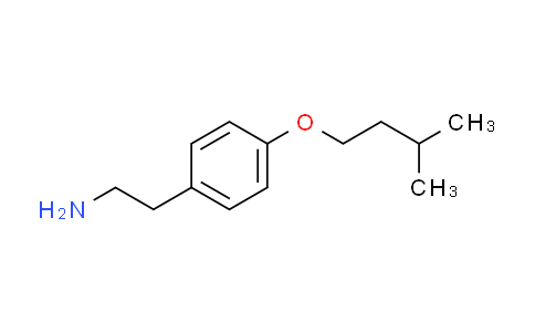 CAS No. 953905-37-8, 2-[4-(3-methylbutoxy)phenyl]ethanamine