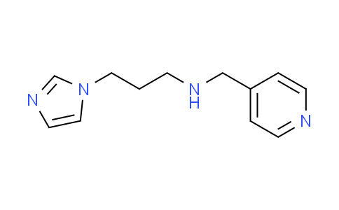 CAS No. 279236-32-7, 3-(1H-imidazol-1-yl)-N-(4-pyridinylmethyl)-1-propanamine