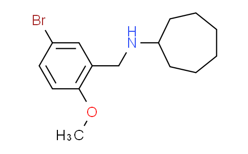 CAS No. 355382-74-0, (5-bromo-2-methoxybenzyl)cycloheptylamine