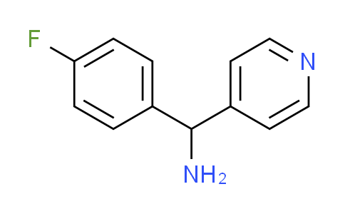 CAS No. 917746-83-9, 1-(4-fluorophenyl)-1-pyridin-4-ylmethanamine