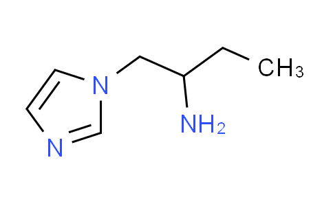 CAS No. 844882-20-8, 1-(1H-imidazol-1-yl)butan-2-amine