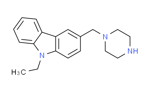 CAS No. 356082-25-2, 9-ethyl-3-(piperazin-1-ylmethyl)-9H-carbazole