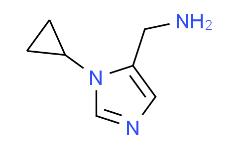 CAS No. 1227465-77-1, 1-(1-cyclopropyl-1H-imidazol-5-yl)methanamine