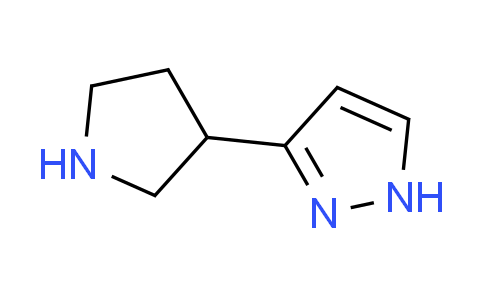 CAS No. 1225218-82-5, 3-(3-pyrrolidinyl)-1H-pyrazole