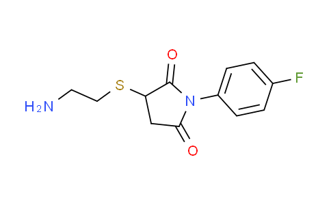 400063-27-6 | 3-[(2-aminoethyl)thio]-1-(4-fluorophenyl)pyrrolidine-2,5-dione