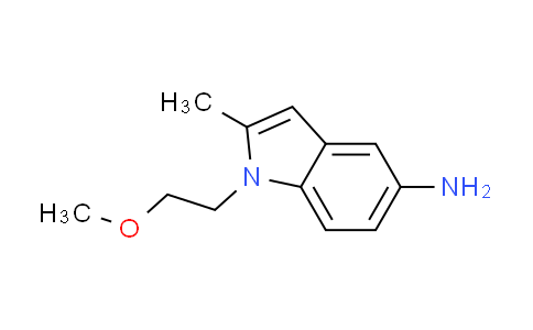 CAS No. 883545-36-6, 1-(2-methoxyethyl)-2-methyl-1H-indol-5-amine