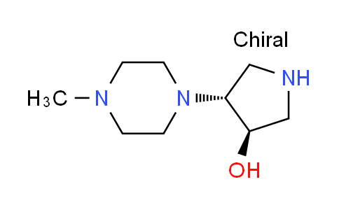 CAS No. 897652-69-6, trans-4-(4-methyl-1-piperazinyl)-3-pyrrolidinol