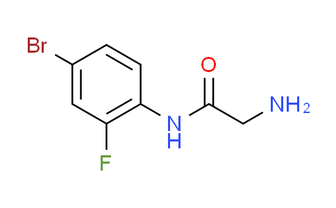 CAS No. 1017022-11-5, N~1~-(4-bromo-2-fluorophenyl)glycinamide