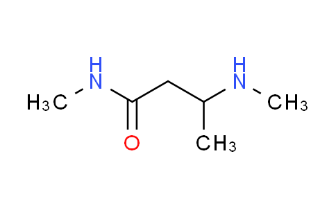 CAS No. 857779-89-6, N-methyl-3-(methylamino)butanamide