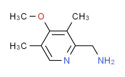 CAS No. 130000-78-1, 1-(4-methoxy-3,5-dimethyl-2-pyridinyl)methanamine