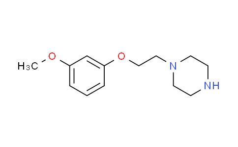 CAS No. 148315-69-9, 1-[2-(3-methoxyphenoxy)ethyl]piperazine